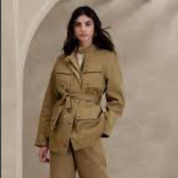 Banana Republic Safari Jacket Belted - Like New! - Picture 1 of 9